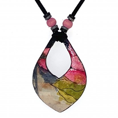 Teardrop Paper Pendant