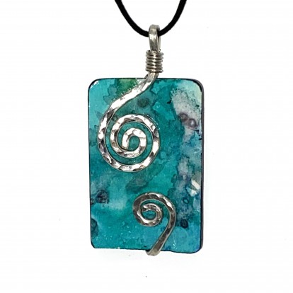 Rectangle Paper Pendant